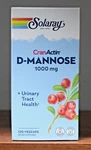 Solaray D-mannose Cranactin Urinary Tract Health 120 Vegcaps. Fixed Price $51.98.