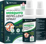 (2 Pack) Mosquito Repellent Spray: Travel Size For Body. Fixed Price $19.99.
