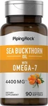Sea Buckthorn Oil Capsules 4400MG 90 Softgels Omega 7 By Piping Rock. Fixed Price $12.49.