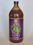 100 % Organic Only Acai Super Juice Puree 32OZ Glass Bottle Omega Oil Rich. Fixed Price $39.95.