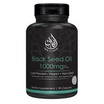 Iman Vitamins Halal Black Seed Oil, Natural Cold Pressed, 1000MG, 90 Count. Fixed Price $16.95.
