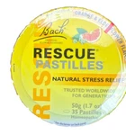 Bach Rescue Pastilles Natural Stress Relief Orange Elderflower Flavor 50G 1.7 Oz. Fixed Price $12.98.