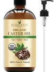 Handcraft Blends Cold-pressed Organic Castor Oil In 16 Fl Oz (pack Of 1). Fixed Price $22.66.