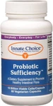 Innate Choice Probiotic Sufficiency, 60 Vegetarian Capsules. Fixed Price $24.99.