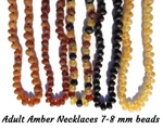 Authentic Unpolished Baltic Amber Necklace For Adults, Pain Relief, Real. Fixed Price $40.00.