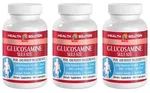 Joint Health - Glucosamine Sulfate Support 3 Bottles 180 Capsules. Fixed Price $50.73.