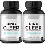 (2 Pack) Cleer Tinnitus Relief For Ringing Ears (120 Capsules). Fixed Price $27.95.