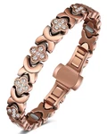 Feraco Pure Copper Bracelets For Women, 5X Ultra Strength One Size,. Fixed Price $42.49.