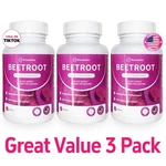 3PCS Rosabella Organic Beet Root 60 Capsules Natural Energy Boost Blood Pressure. Fixed Price $19.98.