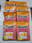 8 Packs Of Ricola Cough Suppressant Throat Drops Honeylemon With Echinacea 19 Ct. Fixed Price $29.00.