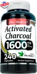 Activated Charcoal Pills 1600MG 240 Capsules Detox Support. Fixed Price $17.99.