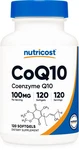 Nutricost COQ10 100MG, 120 Softgels, Non-gmo (coenzyme Q10). Fixed Price $18.98.