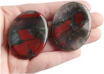 Acxico 2PCS Natural Bloodstone Jasper Palm Rock Crystal Healing Reiki Pol. Fixed Price $13.70.