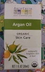 Organic Argan Oil Skin Care Hair 1 Oz By Aura Cacia Nib. Fixed Price $13.65.