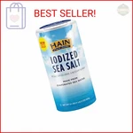 Hain Pure Foods Iodized Sea Salt, 21 Oz. Fixed Price $18.92.