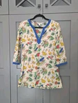 J. Crew Tunic Top Hawaiian Islands Resortwear Beach Vacation Cover-up Size Small. Fixed Price $10.49.