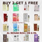 Al-rehab Oil Perfume Roll-on 6ML / Alcohol-free(buy 2 Get 1 Free). Fixed Price $8.85.