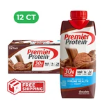 Premier Shake, Chocolate, 30G Protein, 11 Fl Oz, 12 Ct. Fixed Price $21.50.