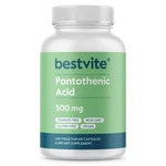 Bestvite Pantothenic Acid 500MG Vitamin B5240 Vegetarian Capsules No Stearat.... Fixed Price $41.79.