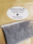 Elderberry Syrup Kit Brewing Bag Makes 32 Oz Organic Ingredients. Fixed Price $18.99.