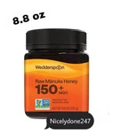 Raw Manuka Honey 150+ Mgo 8.8 Oz Jar Unpasteurized Best By Nov. 2028. Fixed Price $19.99.