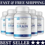 Vitality Now Youthful Brain Memory Health Supplement Tablets 60 COUNT-5PC. Fixed Price $49.99.