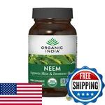 Organic India Neem Leaf Capsules - Herbal Supplement, Supports Skin & Immune Hea. Fixed Price $39.87.