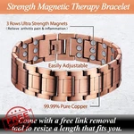 Cigmag 3X Copper Bracelet Men Triple Ultra Strength Magnet Ring Set. Fixed Price $34.99.