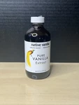 Pure Vanilla Extract 8 Oz Glass Bottle Ethically Sourced Natural Native. Fixed Price $14.99.
