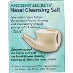 Ancient Secrets Nasal Cleansing Salt 40 Packets. Fixed Price $13.99.
