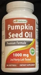 Best Naturals Pumpkin Seed Oil 1000MG Dietary Supplement - 180 Softgels. Fixed Price $29.99.