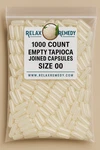 Empty Pullulan / Tapioca Capsules 1000 Count - Size Clear, Joined Vegetarian. Fixed Price $43.46.