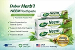 Dabur Herb'l Neem Toothpaste Germ Protection Oral Care Free Shipping 200G X3. Fixed Price $25.53.