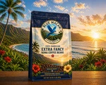 Extra Fancy Hawaiian Kona Coffee Beans Medium Roasted 4 Lbs In 1 Pound Bags. Fixed Price $96.95.