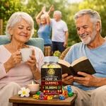Hemp-oil Gummies Vegan Pain, Sleep, Calm Anxiety Stress -made -packed Usa. Fixed Price $19.99.