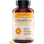 Naturewise Vitamin D3 125MCG 5000IU 360 Softgels Non-gmo Halal Immune Support. Fixed Price $14.95.