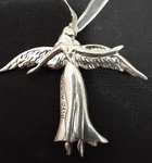 Cannon Falls Serenity Angel "wise Woman" Silver Tone Pendant Brooch /ornament. Fixed Price $8.99.