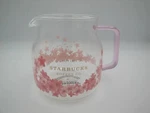 Starbucks Sakura Cherry Blossom Glass Tea Pot 19.5OZ. Fixed Price $24.99.