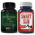 Hemp Seed Oil Healthy Joints Skin Nails Support & Smart Slim Weight Management. Fixed Price $55.65.