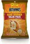 Hand Warmer Value Pack, 10 Pairs, Natural Heat, Ready To Use, Safe. Fixed Price $10.97.