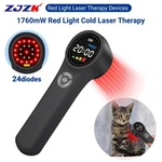 ZJZK1760MW Cold Laser Therapy For Muscle & Joint Pain Relief Human Pets Dog Cat. Fixed Price $259.30.