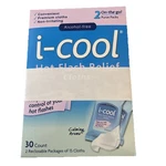 I-cool Hot Flash Relief With 2 On The Go Purse Packs 15 Count Each 30 Total New. Fixed Price $6.00.
