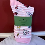 New Pack Of 3 Spade Festive Socks Skates/champagne/lights/presents-nwt. Fixed Price $18.00.