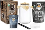 Kombucha Brew Kit Usda Organic Scoby 1-GALLON Glass Fermentation Jar With Cover. Fixed Price $64.36.
