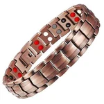 Feraco Copper For Men 4 Kinds Magnetic Bracelets Elegant 99.99% Solid*. Fixed Price $34.97.