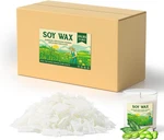 Soy Wax For Candle Making, Natural Flakes 10LB, Premium. Fixed Price $104.64.