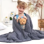 Weighted Blanket For Children (3 Lbs, 36 48 Size). Fixed Price $27.99.