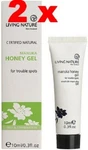 2 X Living Nature Manuka Honey Gel 10ML With For Blemish Prone Skin. Fixed Price $34.20.