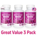 3X Rosabella Organic Beet Root 60 Capsules Natural Energy Boost Blood Pressure. Fixed Price $15.55.