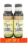 Spectrum Organic Flax Oil Shelf Stable OMEGA-3 High Quality 2 Pack 8 Oz. Fixed Price $19.88.